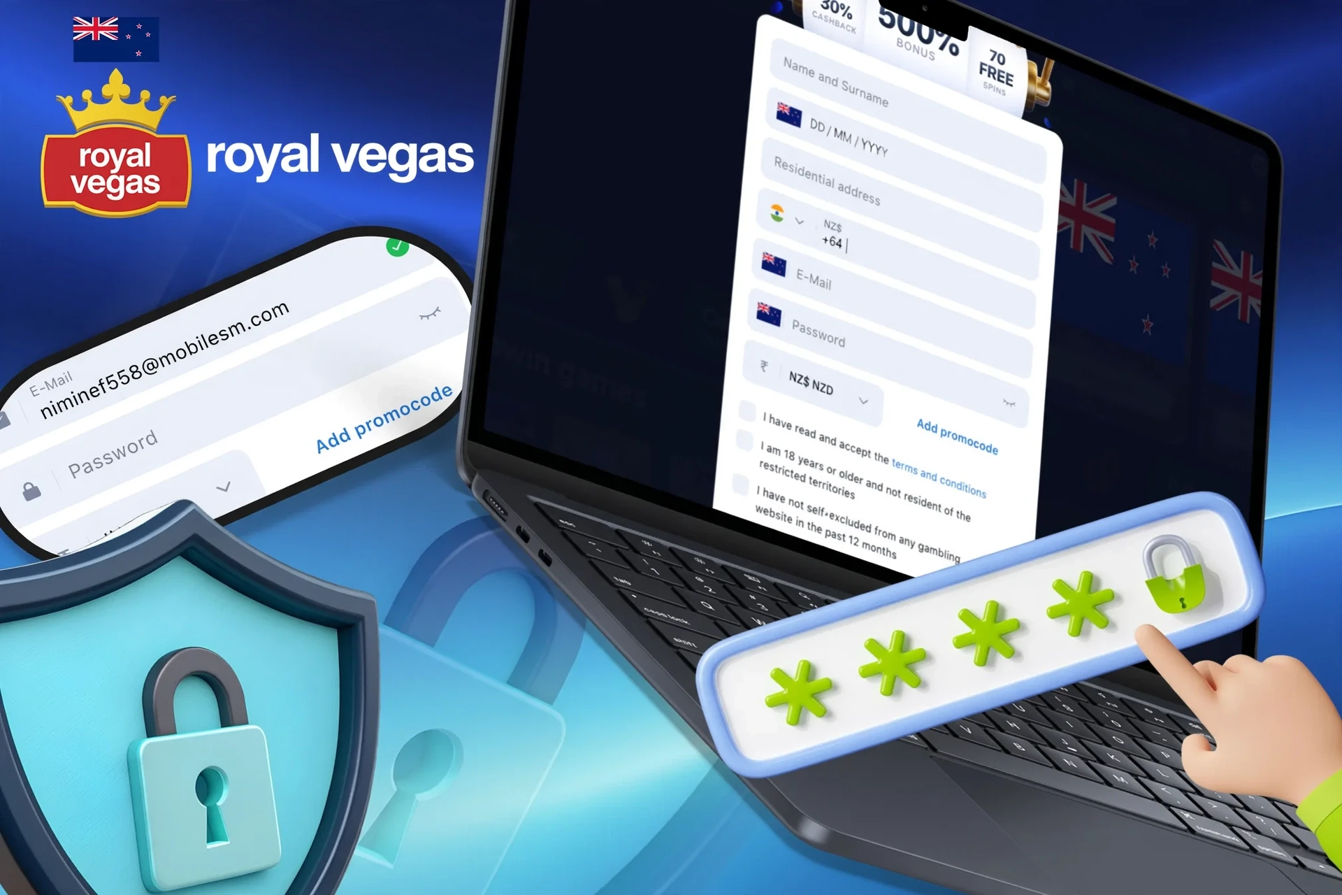 Instructions on how to create a strong and secure password to protect your account