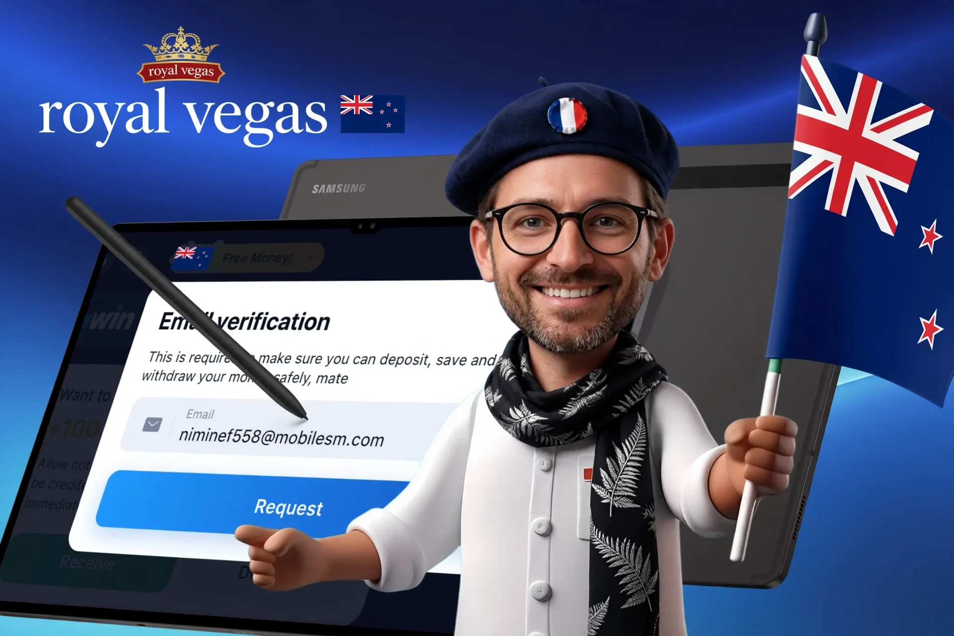 Details of the identity verification procedure on the Royal Vegas platform in New Zealand